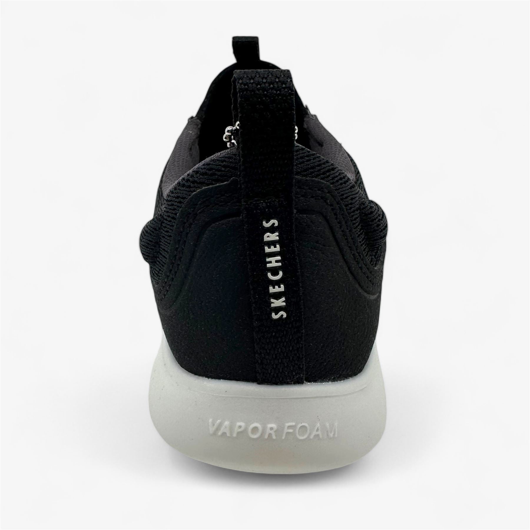 Skechers Vapor Foam Lite Revere Black Gray Womens Athletic Sneaker