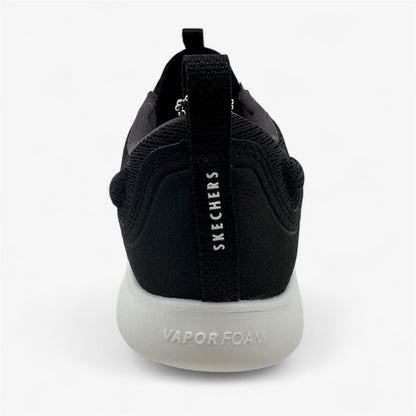 Skechers Vapor Foam Lite Revere Black Gray Womens Athletic Sneaker