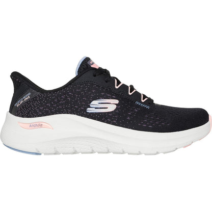 Women's Wide Fit Skechers 150333 Slip-ins Arch Fit 2.0 Fresh Space Trainers
