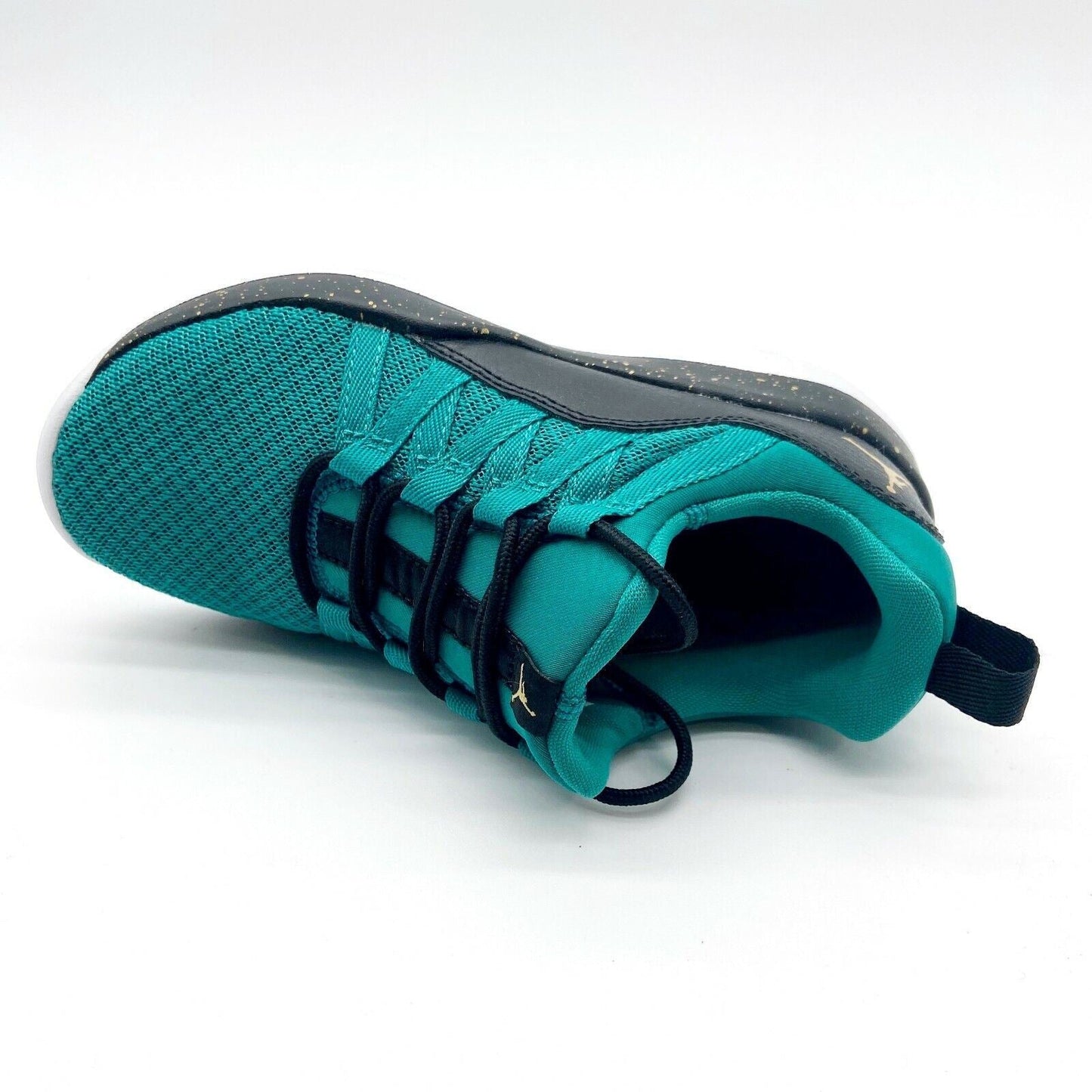 Jordan Deca Fly GP Rio Teal Metallic Gold Black Kids Sneakers 844373 300