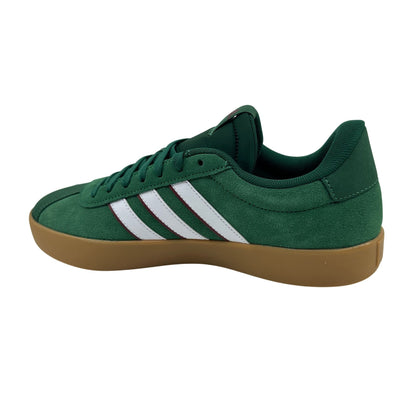 Adidas VL Court 3.0 Dark Green White Mens Athletic Sneaker
