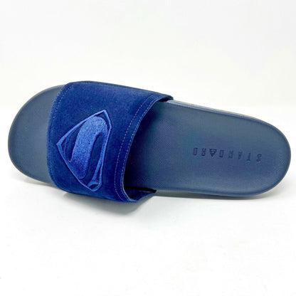 STNDRD Standard Monaco Justice League DC Comics Superman Blue Mens Slides
