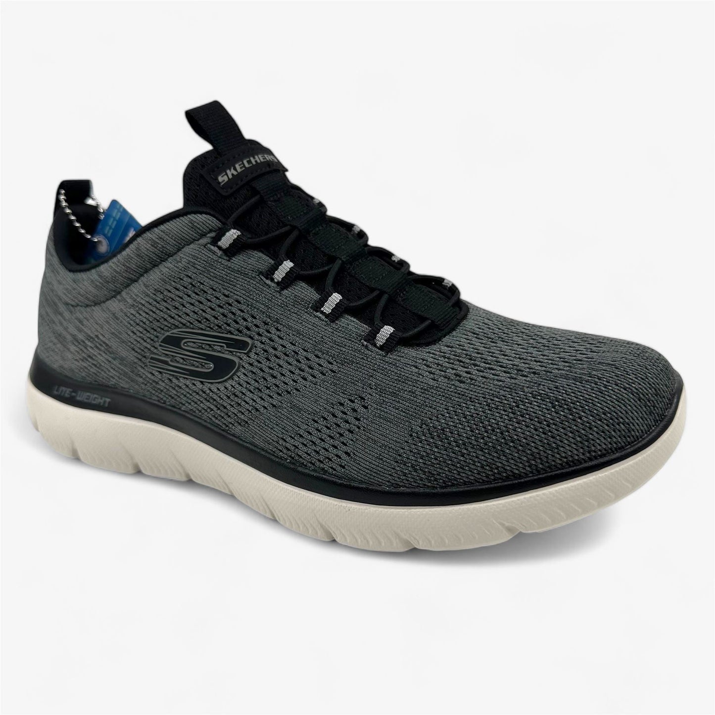 Skechers Summits Louvin Black White Mens Size 9 Athletic Sneaker