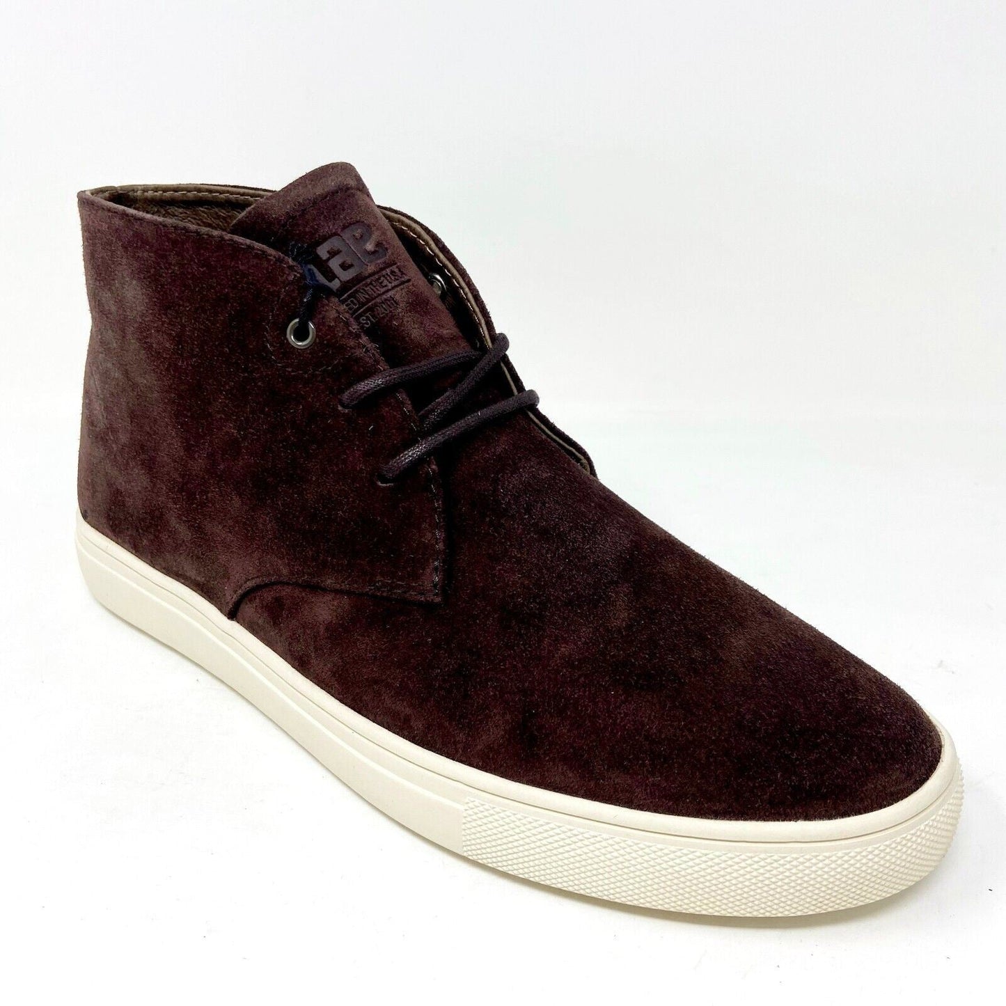 Clae Strayhorn SP Umber Brown Suede Mens Mid Top Casual Shoes Sneakers