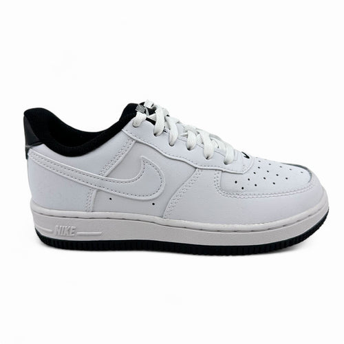Nike Force 1 ESS White Black Kids Size 1 Athletic Sneaker