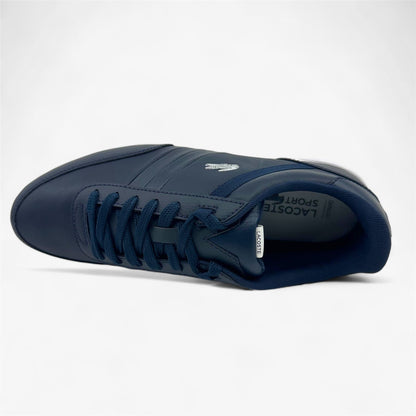 Lacoste Giron Croc SPM Dark Blue White Mens Casual Sneaker