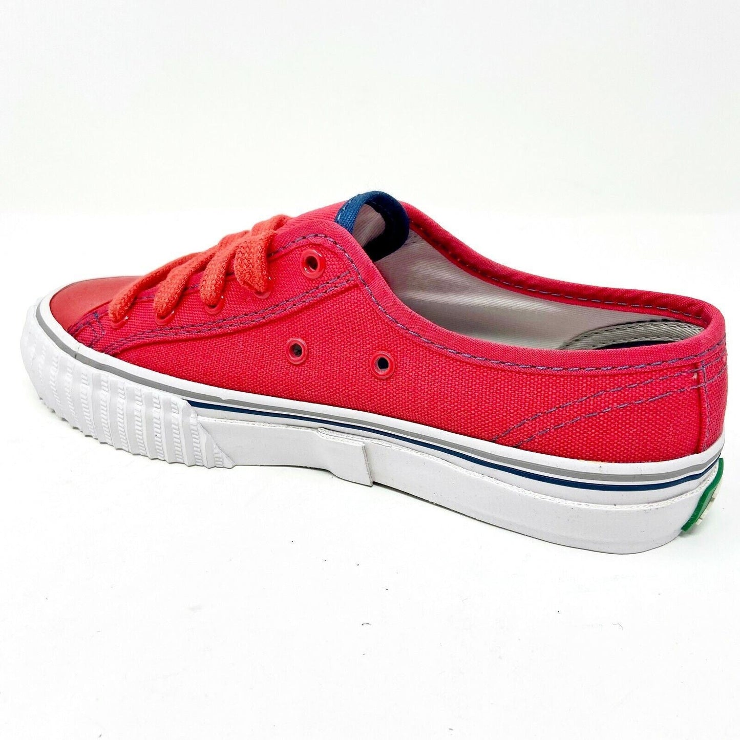 PF Flyers Center Lo Reiss Red White Kids Retro Casual Sneakers PK11OL3O