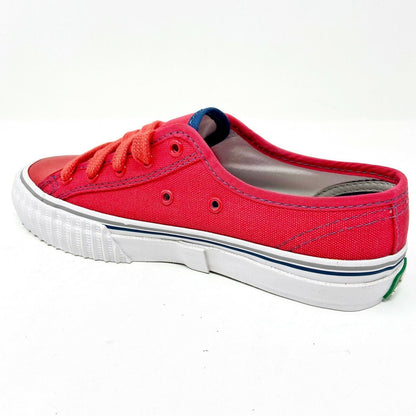 PF Flyers Center Lo Reiss Red White Kids Retro Casual Sneakers PK11OL3O