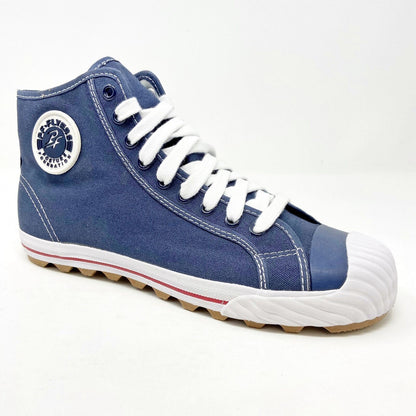 PF Flyers Grounder Hi Reiss NC Navy Womens Retro Casual Shoes PM11GH4C