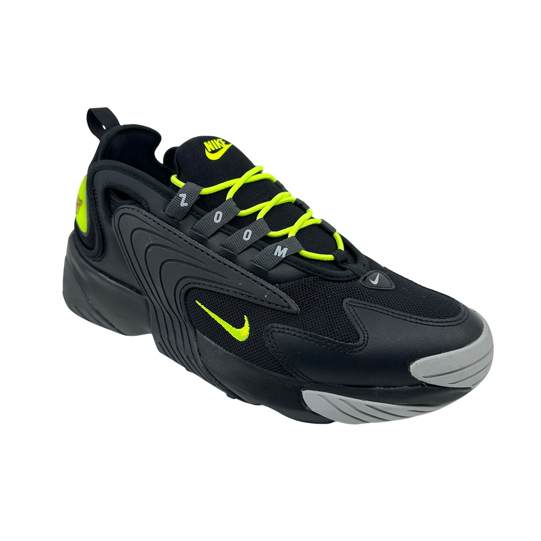 Nike Zoom 2K Black Volt Anthracite Mens Athletic Sneaker