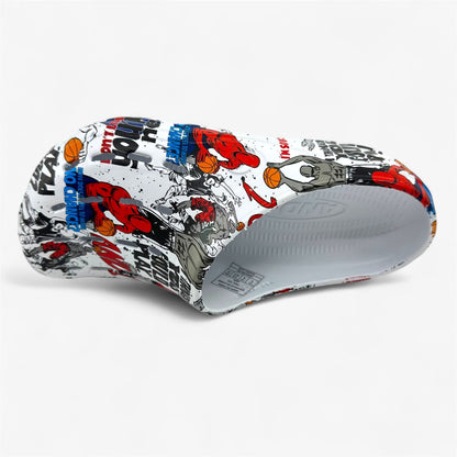 AND1 Bodega Clog White Multicolor Mens Sandal Slide