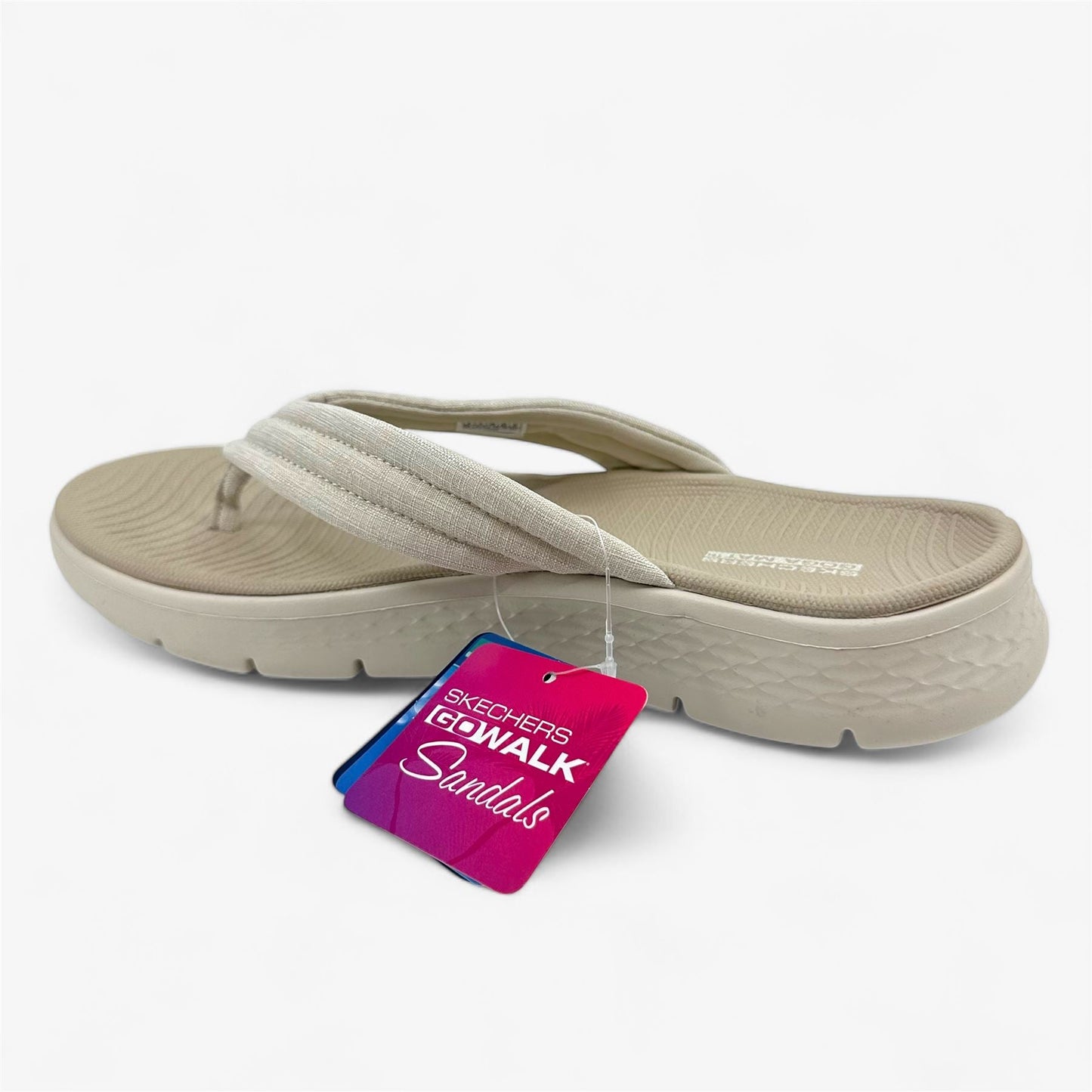 Skechers Go Walk Flex Overjoy Natural Womens Sandal Thong