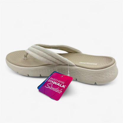 Skechers Go Walk Flex Overjoy Natural Womens Sandal Thong