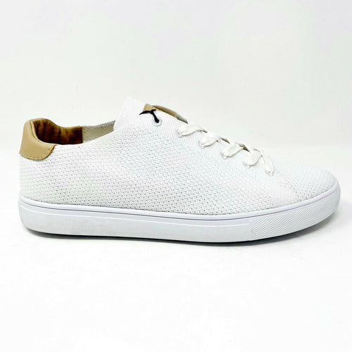 Clae Bradley Knit White Mens Premium Casual Sneakers