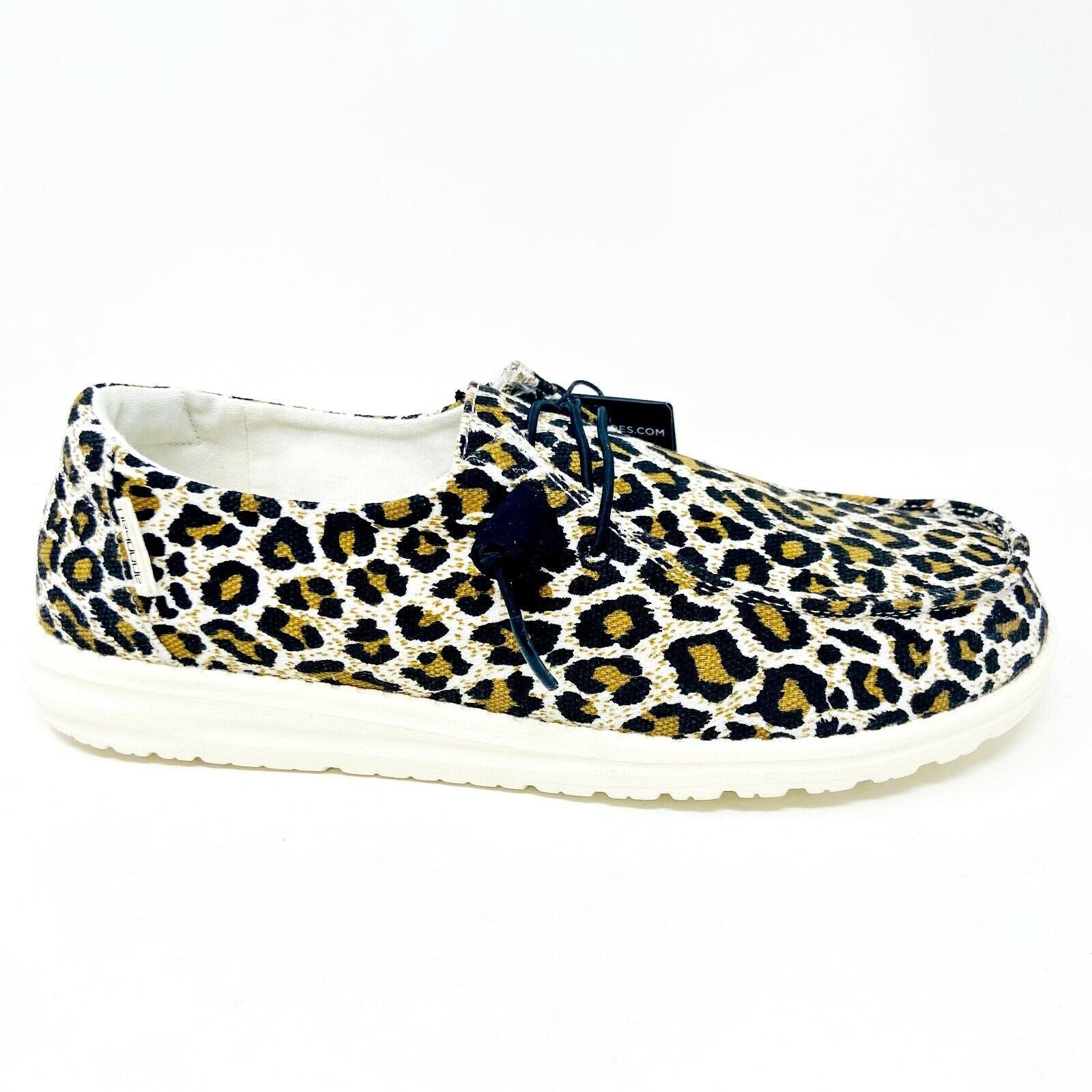 Hey Dude Womens Wendy Cheetah Size 5 Slip On Walking Casual Shoes