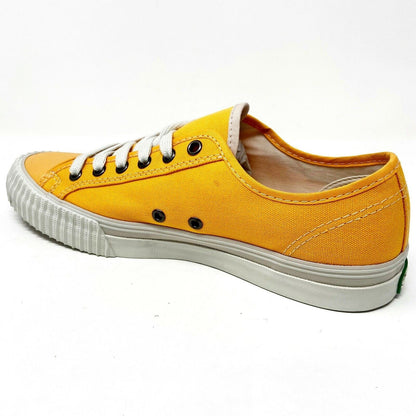PF Flyers Center Lo Riess Orange White Womens Retro Sneakers PM11CL2D