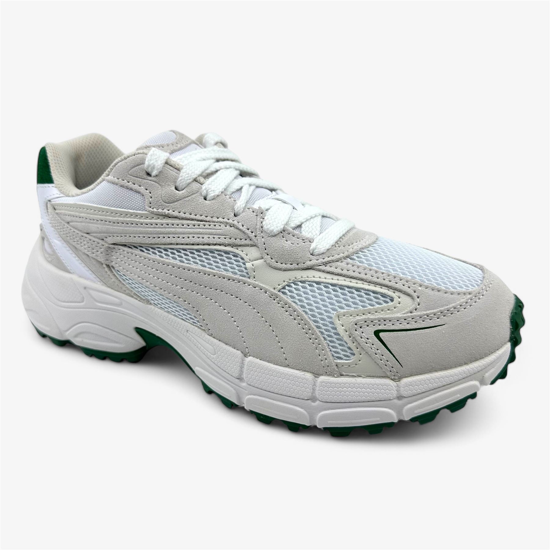 PUMA Teveris G White Vapor Vine Mens Spikeless Golf Shoes