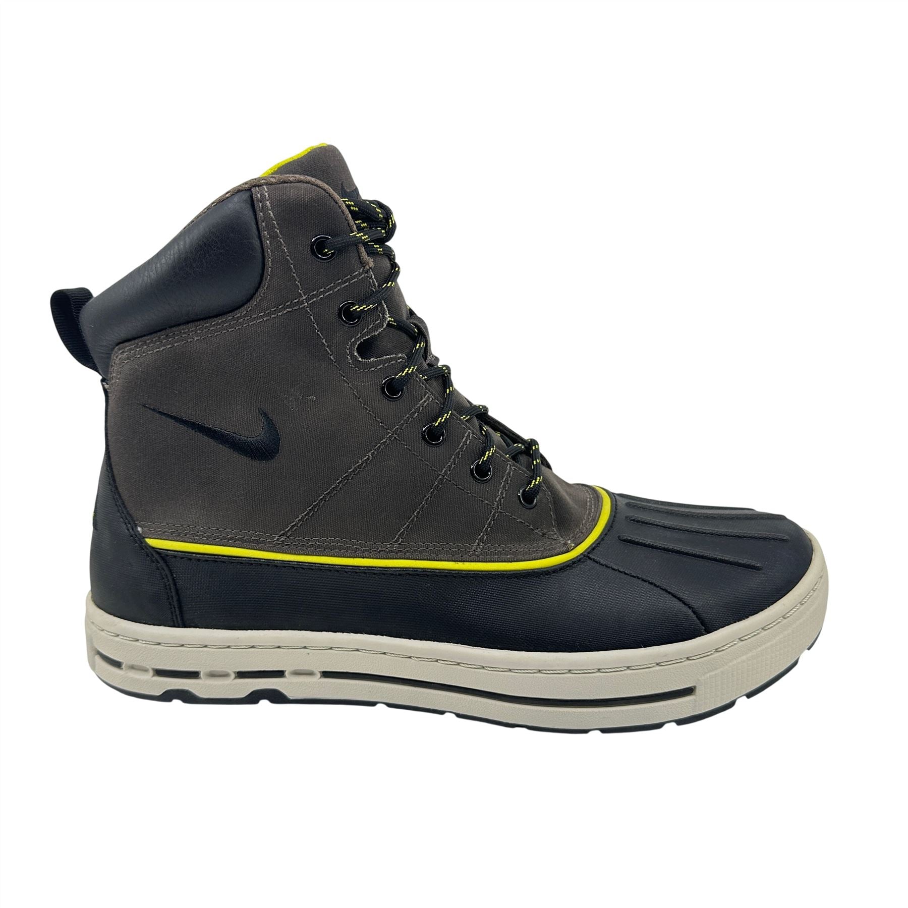Nike Woodside Iron Grey Black Volt Mens Athletic Sneaker