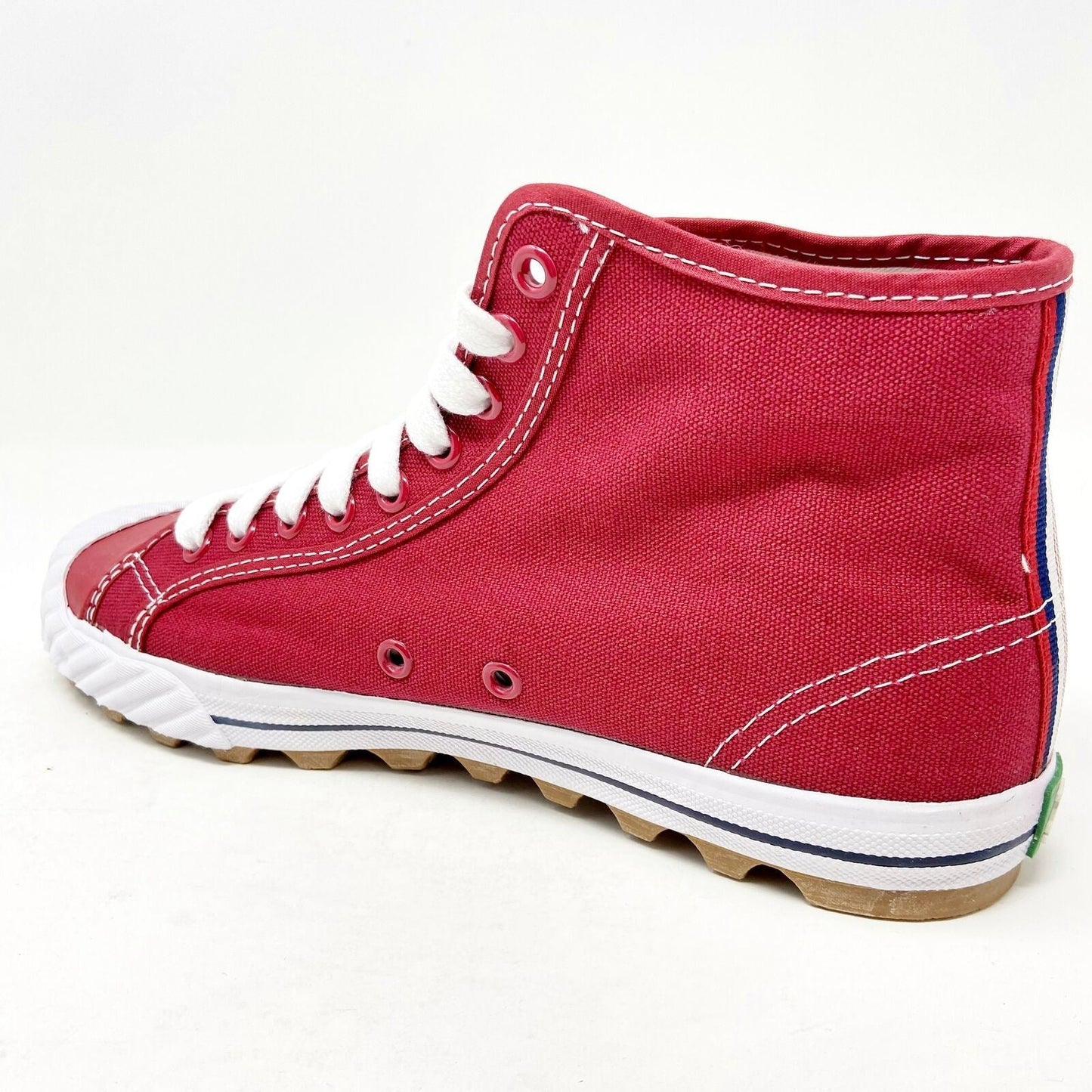 PF Flyers Grounder Hi Reiss NC Red Womens Retro Sneakers PM11GH4F