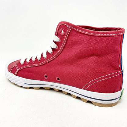 PF Flyers Grounder Hi Reiss NC Red Womens Retro Sneakers PM11GH4F
