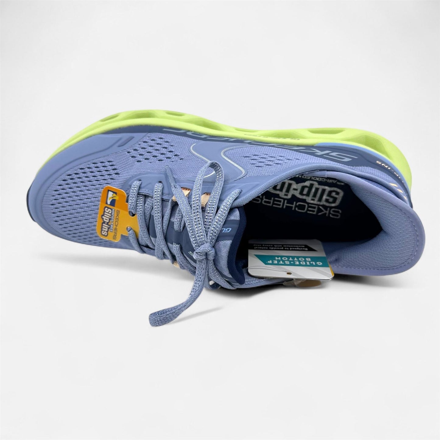 Skechers Glide Step Altus Blue Multicolor Womens Athletic Slip Ins Sneaker
