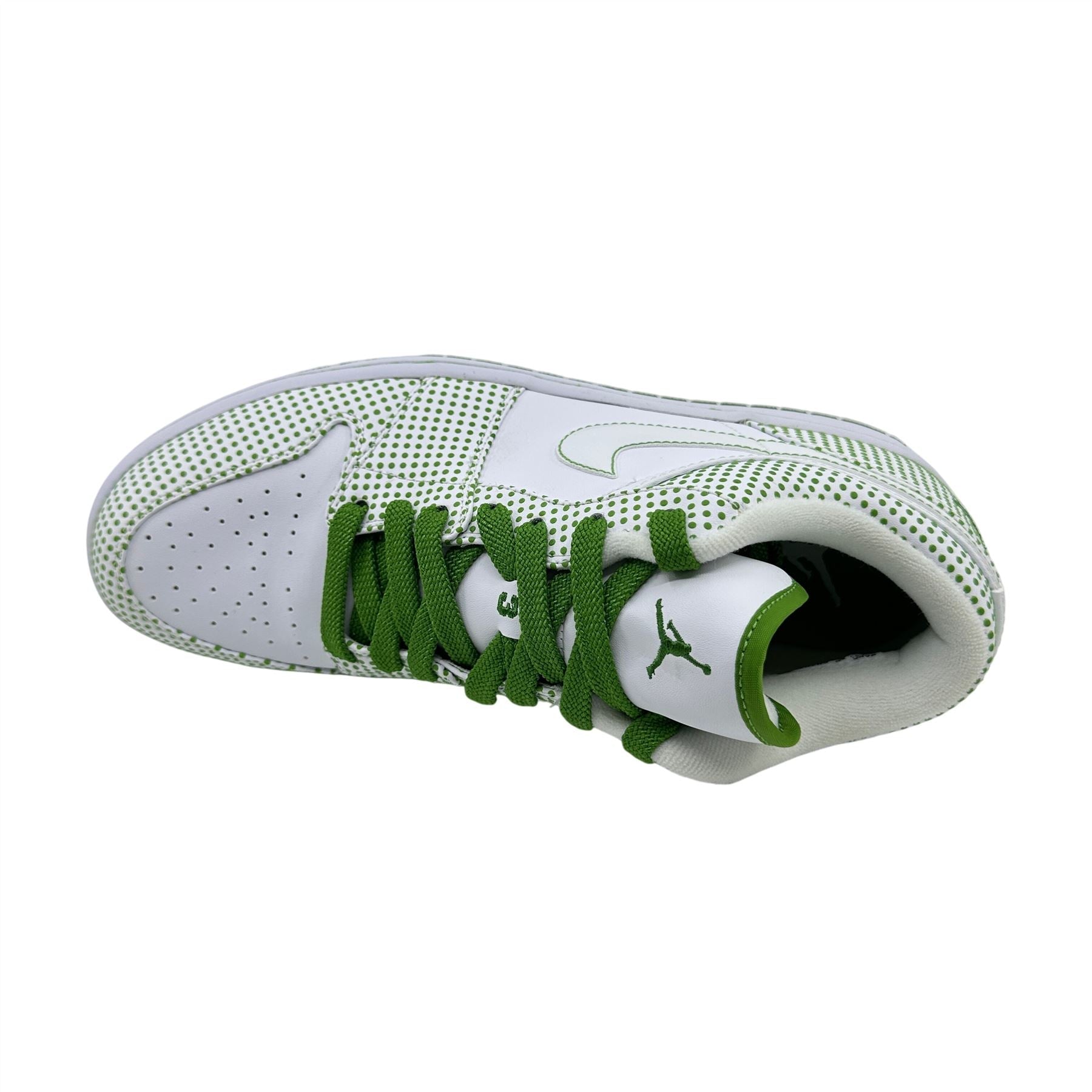Jordan 1 Phat Low White Chlorophyll Mens Athletic Sneaker