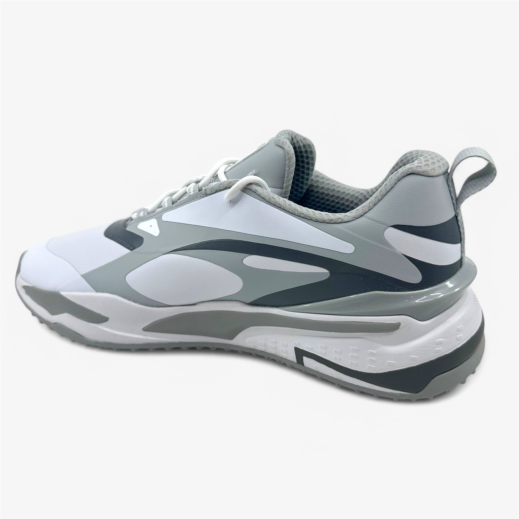 PUMA GS Fast White High Rise Shade Mens Waterproof Golf Shoes