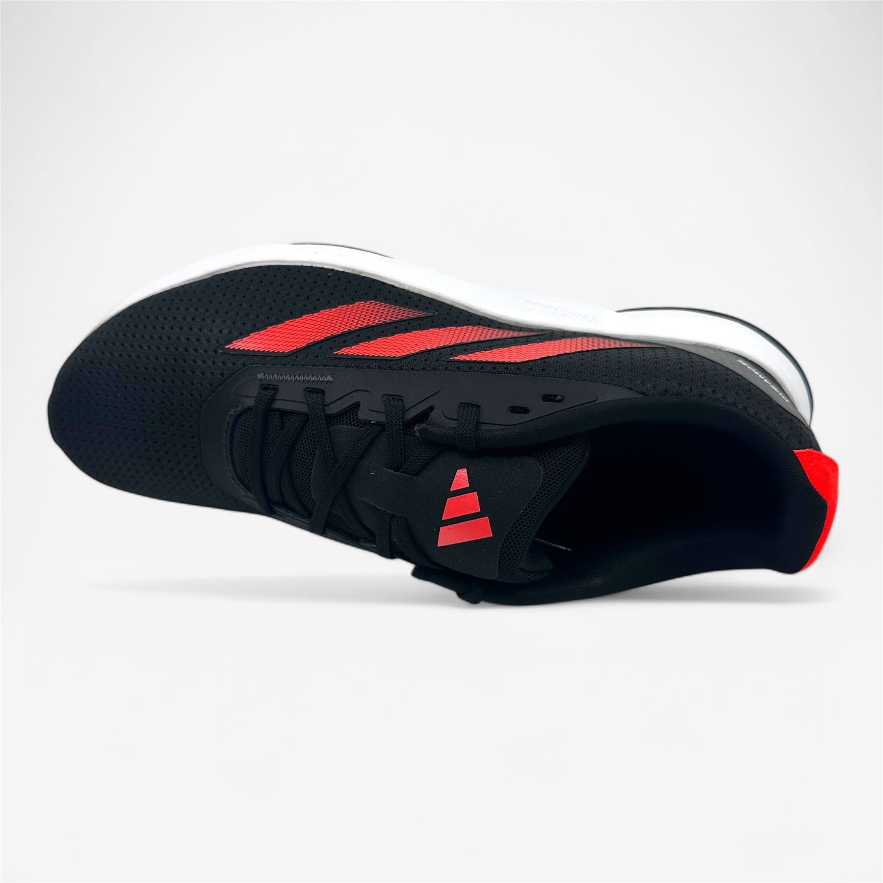 Adidas Duramo SL Solar Red Grey Mens Athletic Sneaker