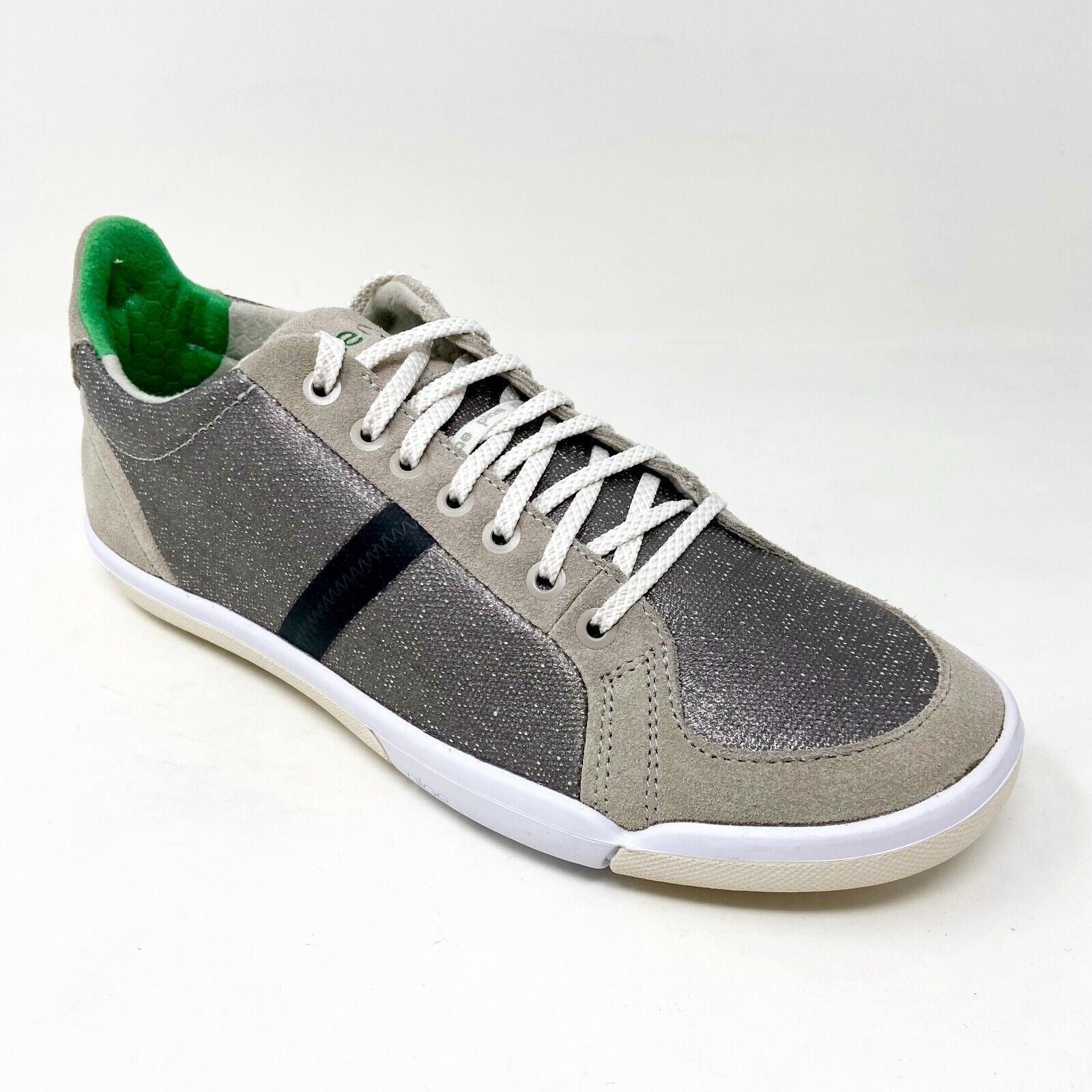 Plae Prospect Stone Gray Mens Suede Casual Shoes 553010 050
