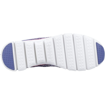 Women's Wide Fit Skechers 104325 Glide-Step Head Start Trainers