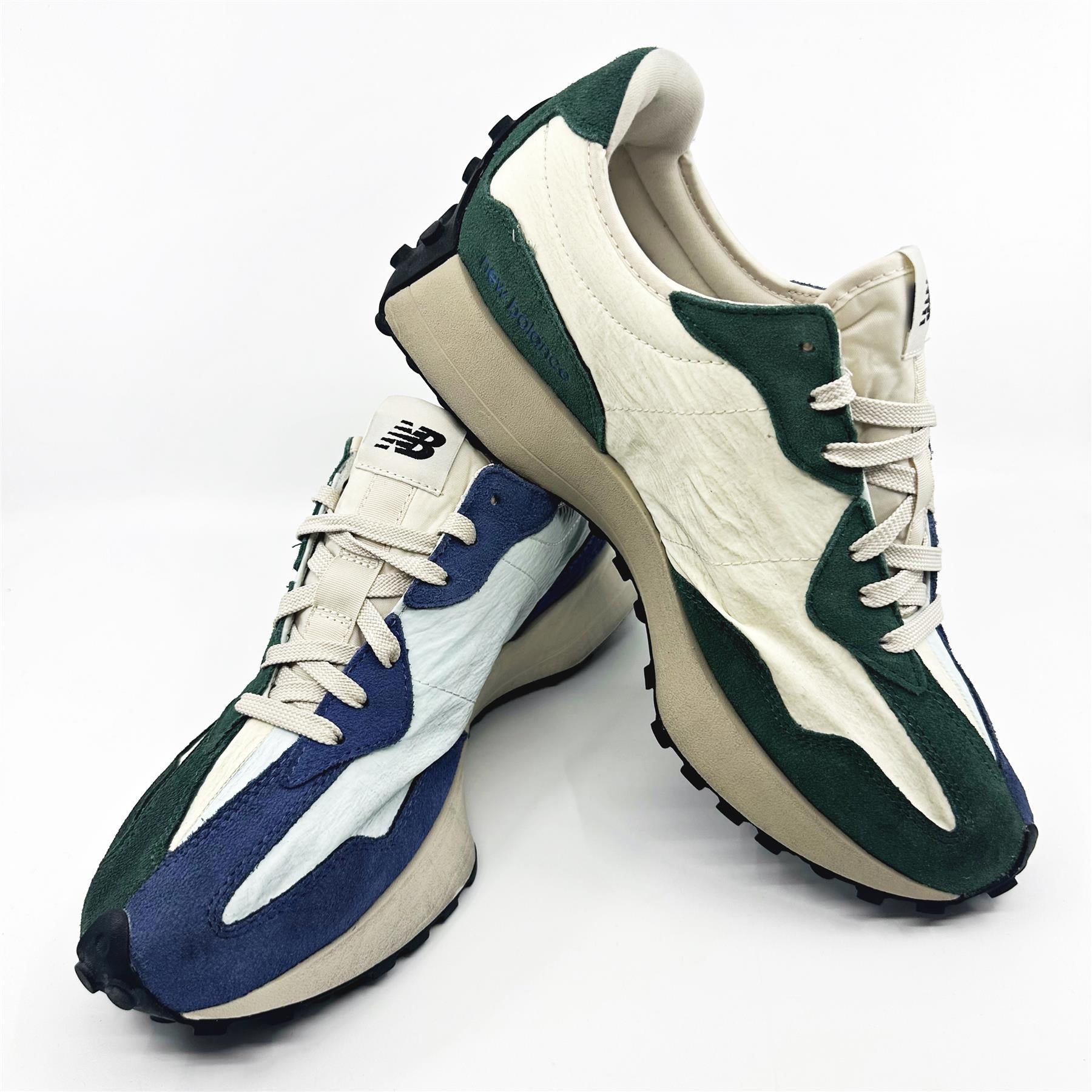 New Balance 327 Forest Green Serene Blue Mens Lifestyle Sneakers MS327VB
