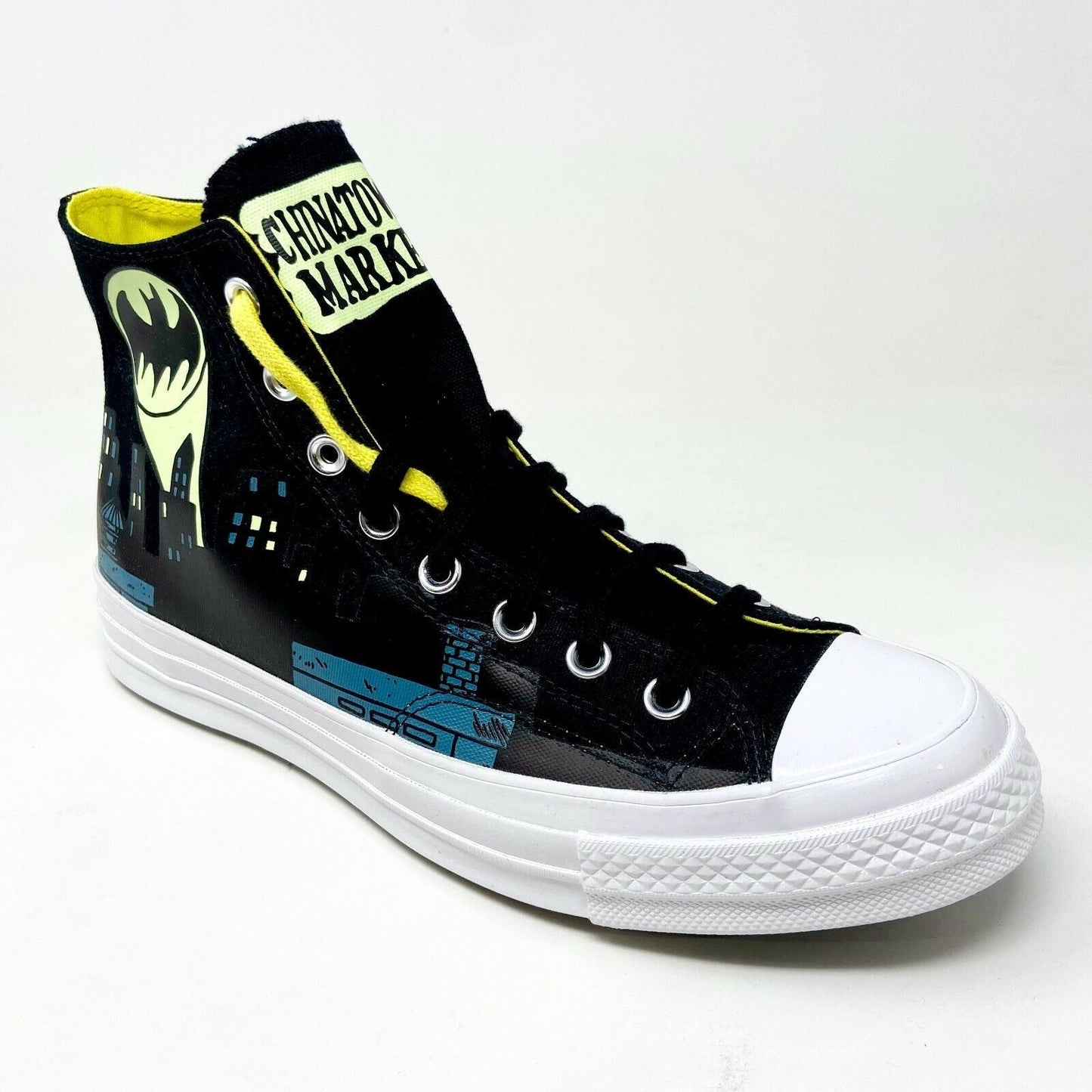 Converse Chinatown Market Chuck 70 Hi Batman Black Womens Sneakers 167511C