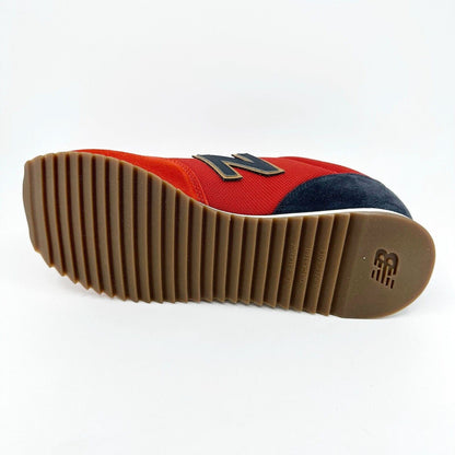 New Balance 501 Classics Retro Ripple Sole Red Navy Mens Sneakers MZ501WXA