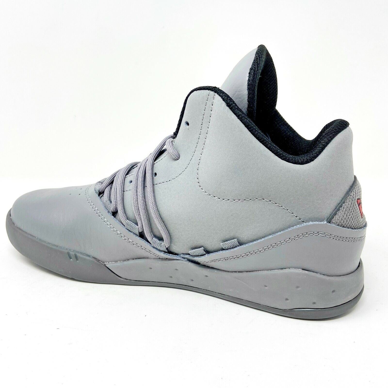 Supra Estaban Charcoal Gray Mens Casual High Top Sneakers S04115