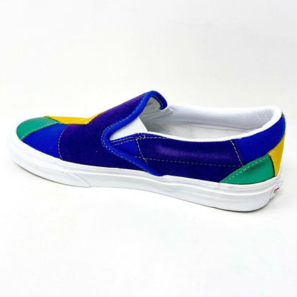 Vans Classic Slip On (Pride) Patchwork True White LGBTQ Womens Casual Shoes