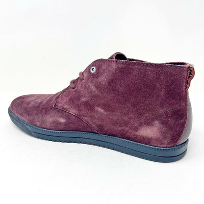 Clae Strayhorn Unlined Oxblood Suede Mens Size 8.5 Premium Mid Casual Sneakers