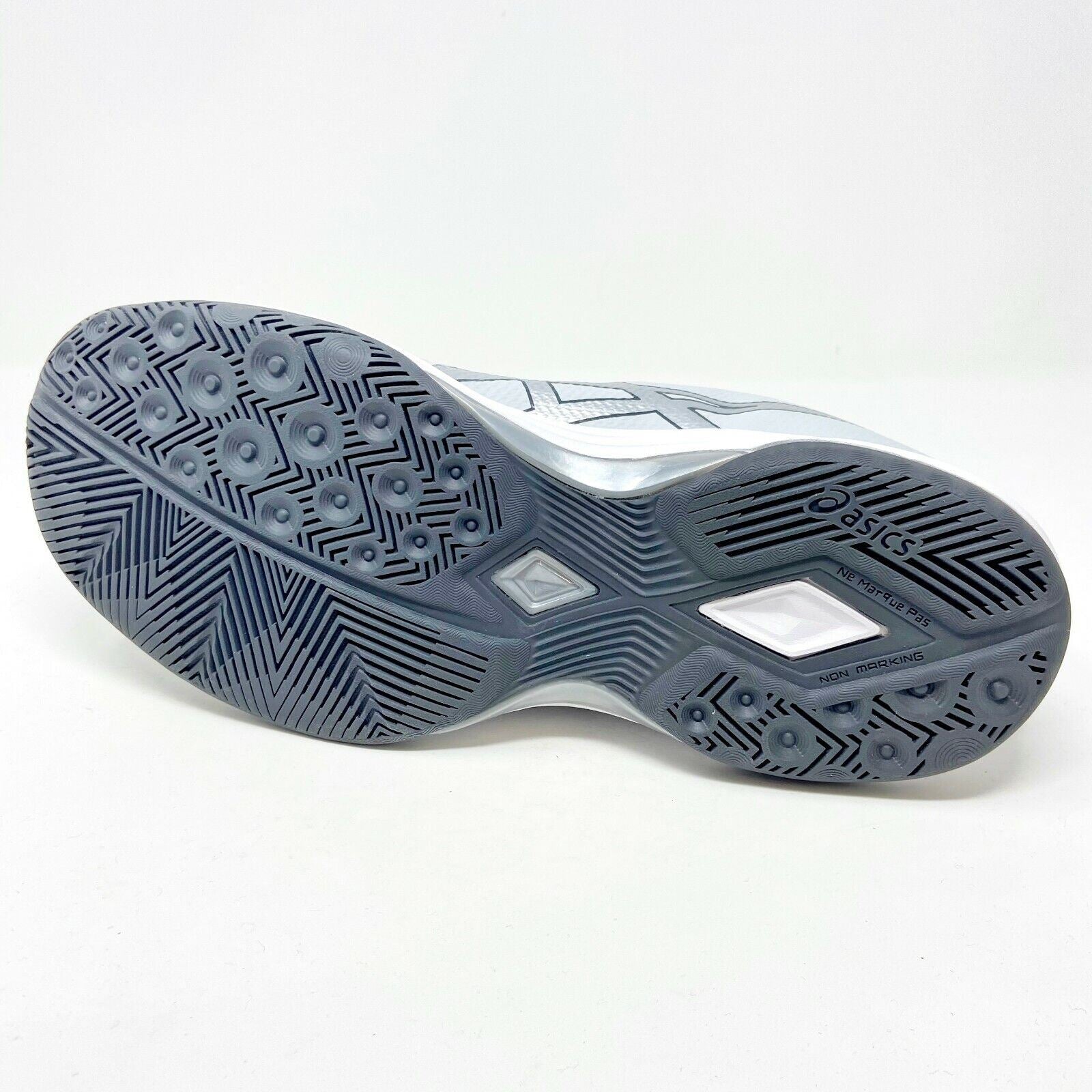 Asics Gel-Tactic Glacier Grey Silver Womens Size 12 Volleyball Shoes B752N 9693