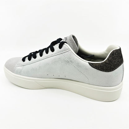 Skechers Eden LX Glimpse Of Glitter Light Gray Black Womens  Athletic Sneakers