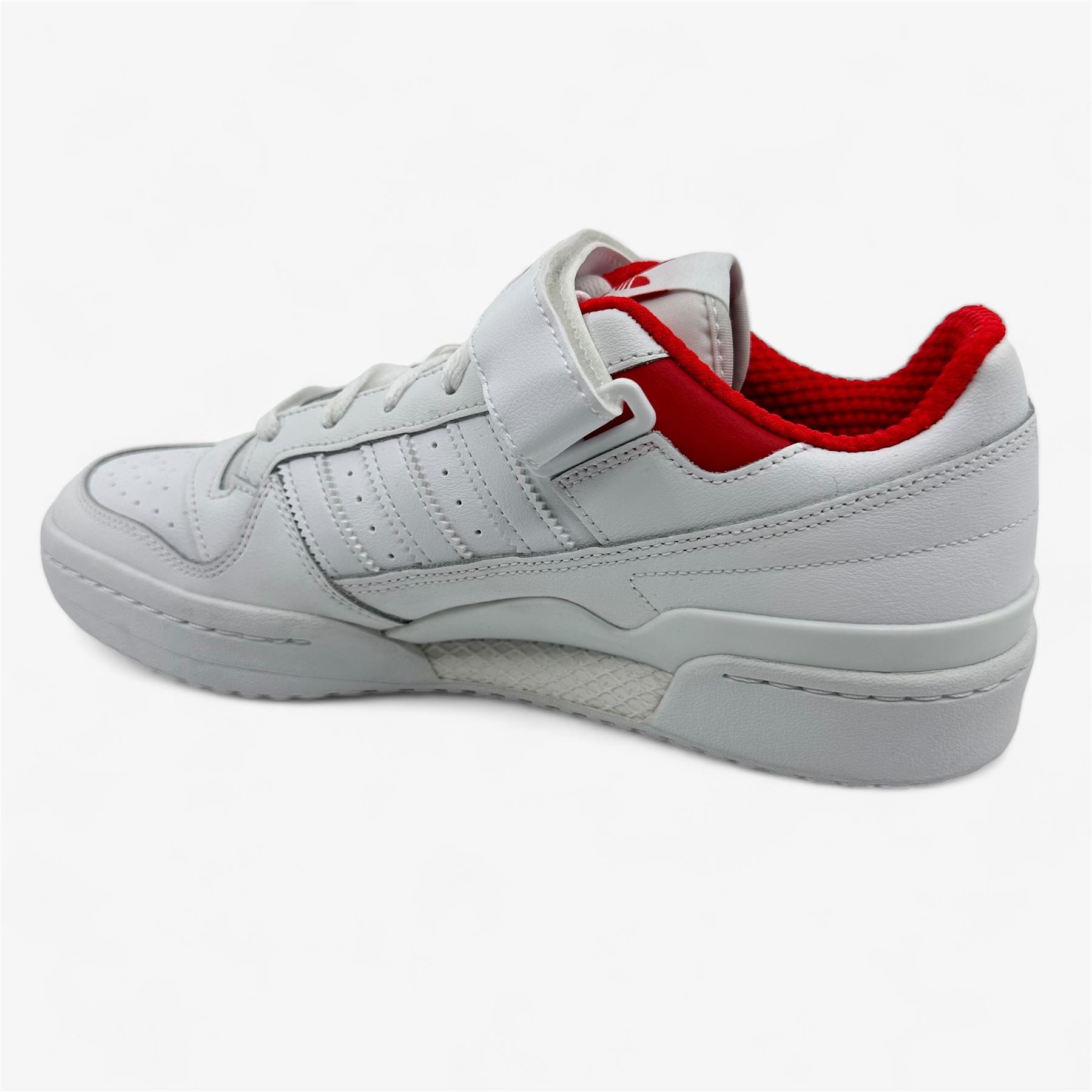 Adidas Forum Low Cloud White Red Mens Size 10 Athletic Sneaker