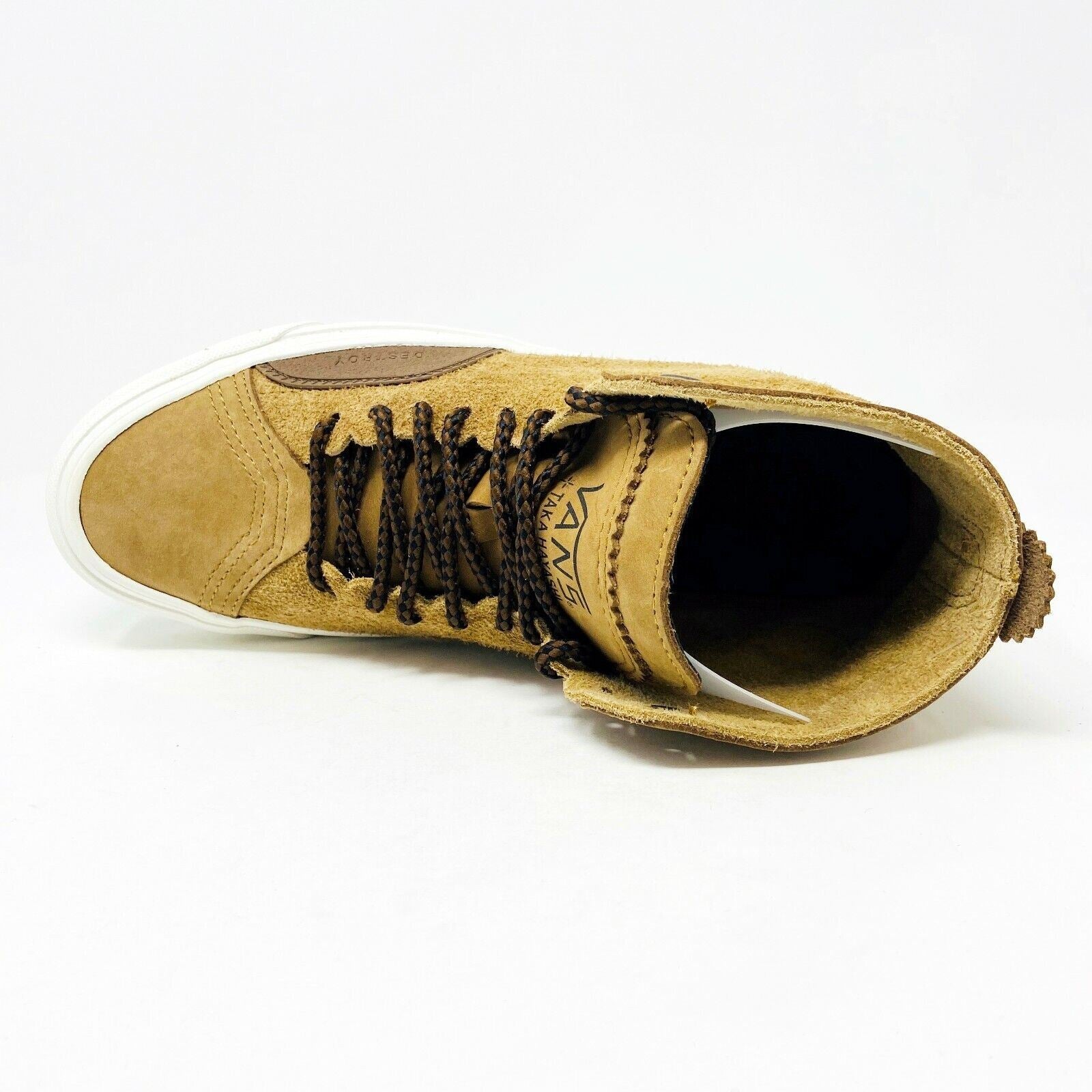 Vans Vault Taka Hayashi Sk8 Hi LX (Nubuck Suede) Monks Robe Brown Mens Shoes