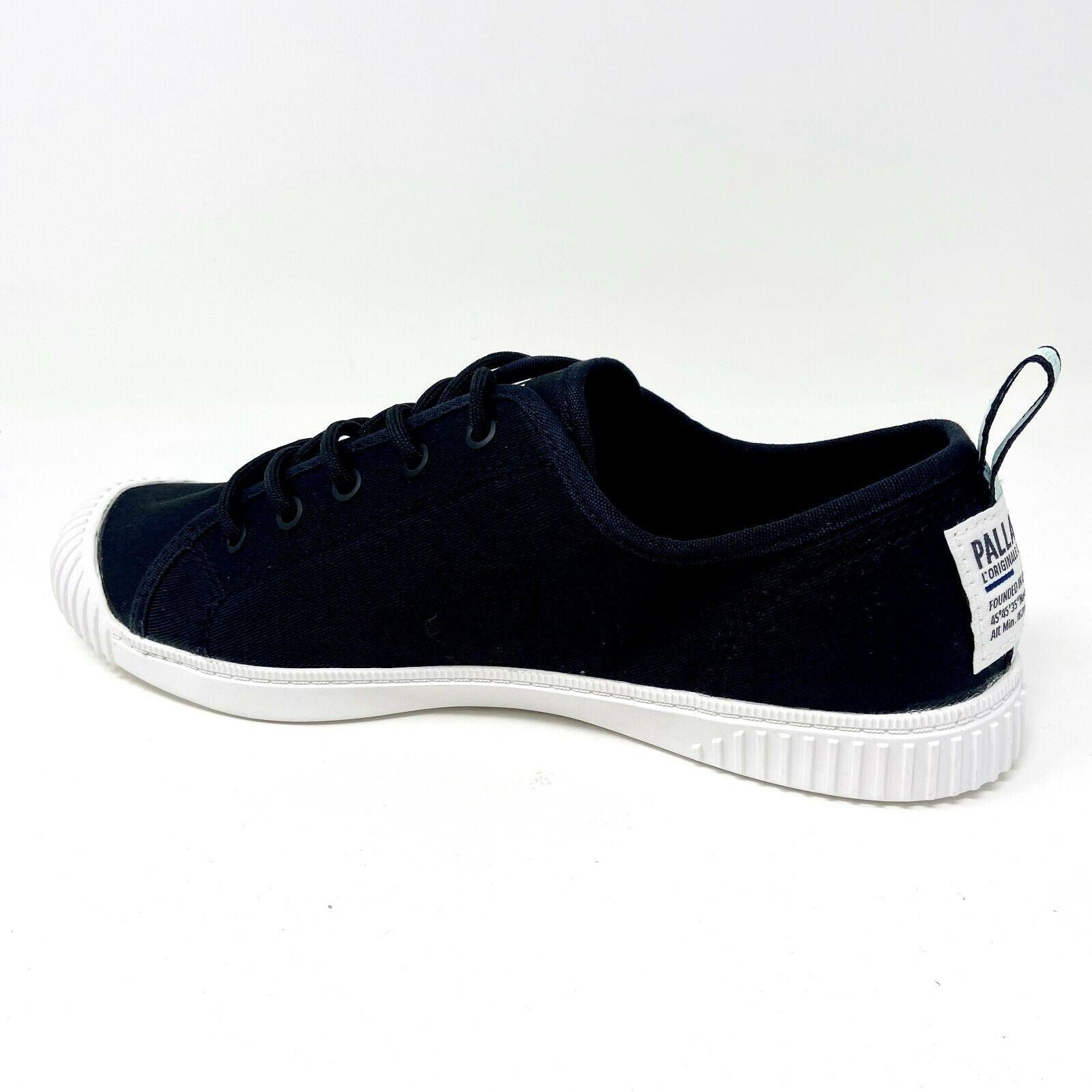 Palladium Womens Easy Lace Black White Casual Sneakers 96661 008