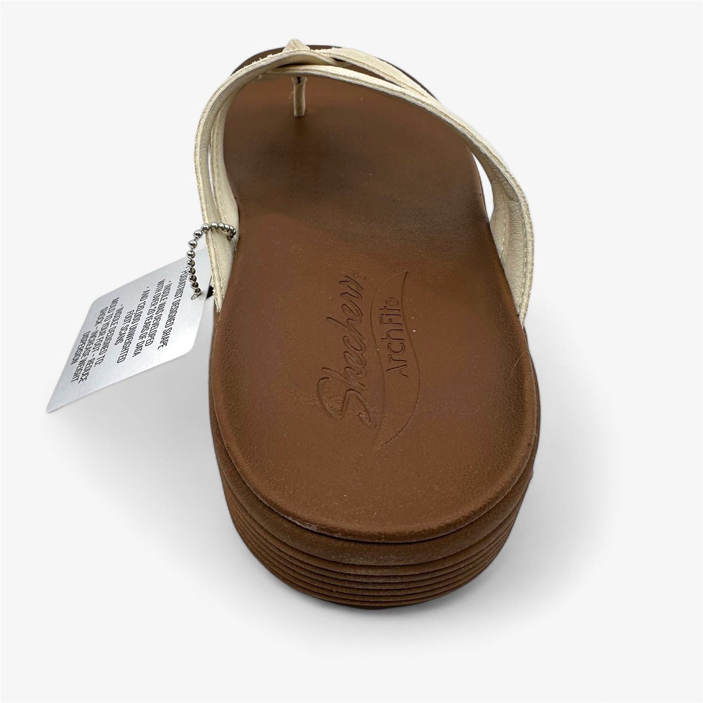 Skechers Arch Fit Maui Playa Off White Womens Sandal Thong