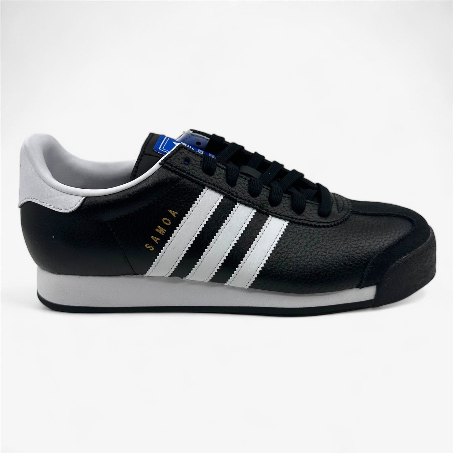 Adidas Samoa Core Black White Mens Athletic Sneaker