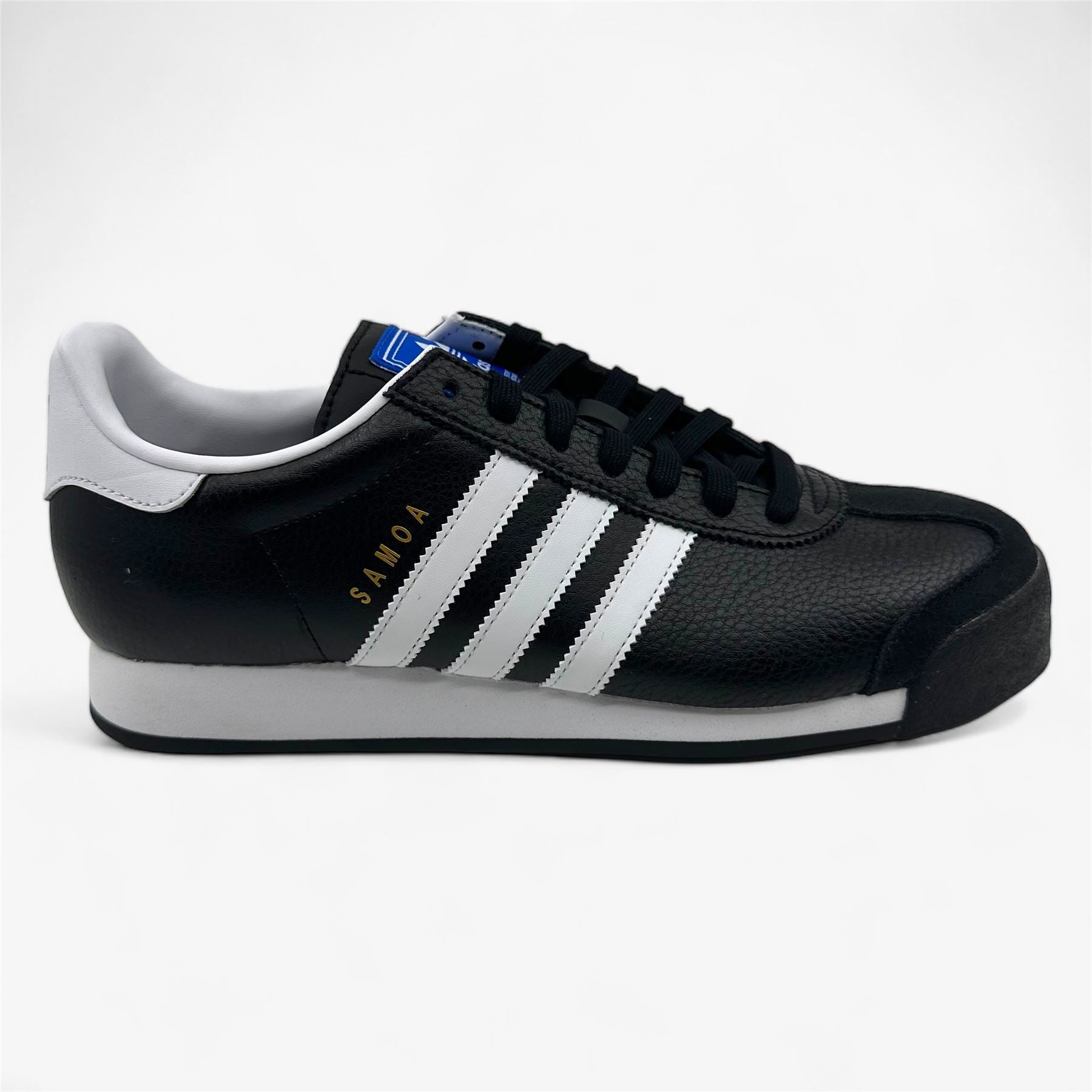 Adidas Samoa Core Black White Mens Athletic Sneaker