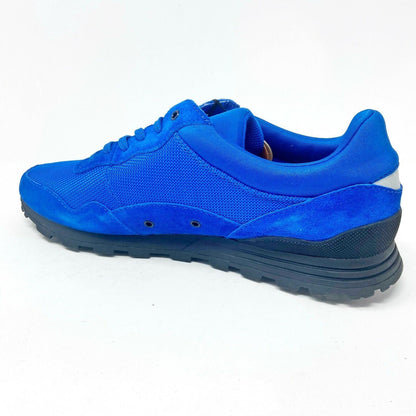 Clae Hoffman Royal Blue Suede Mesh Mens Casual Sneakers