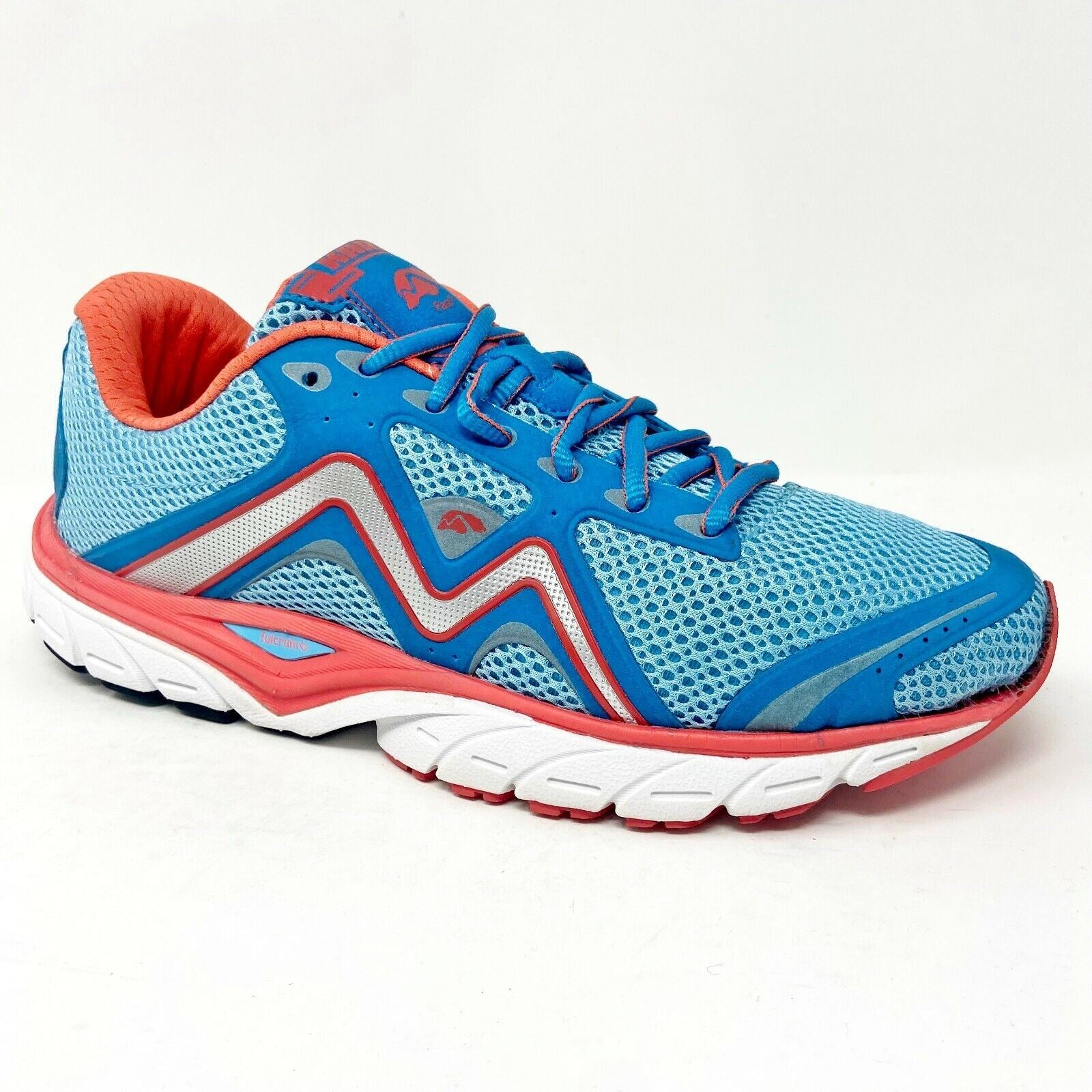 Karhu Fast3 Fulcrum Sky Blue Electric Coral Womens Size 11 Sneakers F200161