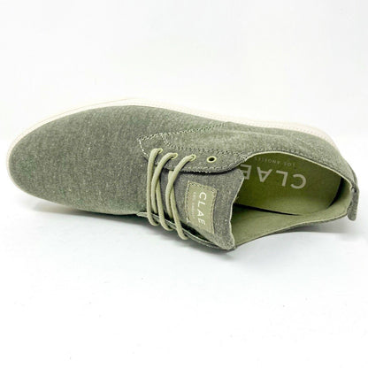 Clae Ellington Textile Aloe Green Mens Casual Sneakers