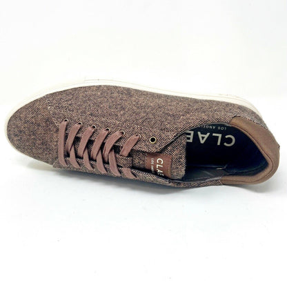 Clae Bradley Textile Umber Textile Mens Premium Casual Sneakers