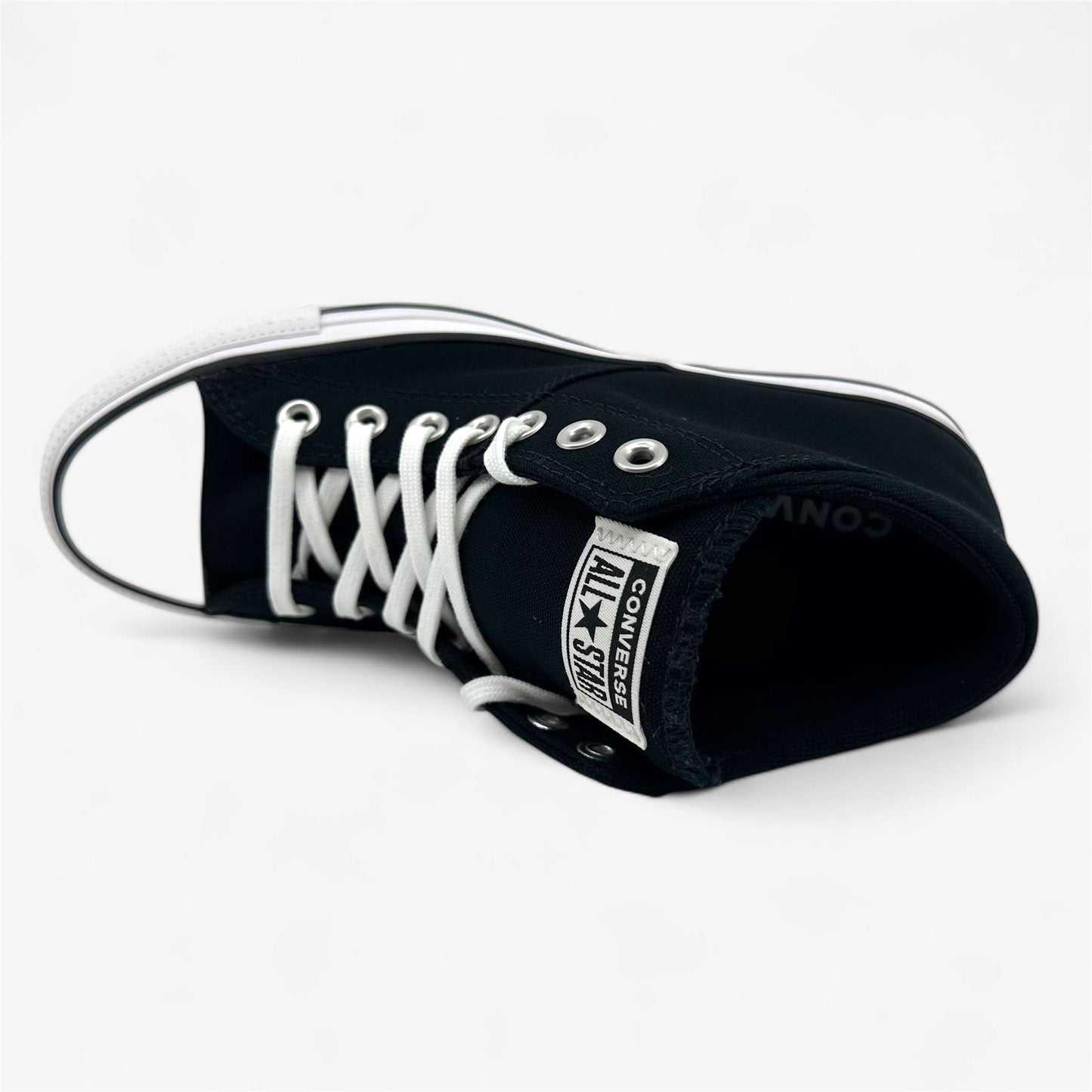 Converse CTAS Madison Mid Black White Womens Athletic Sneaker