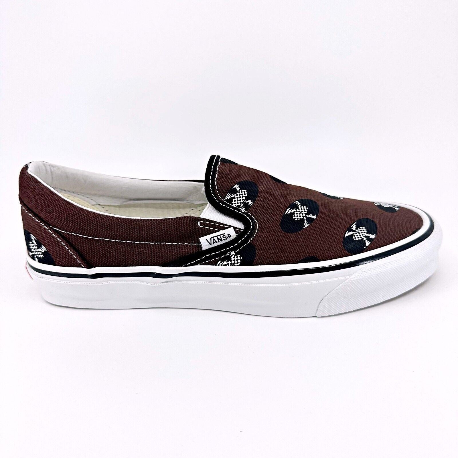 Vans Vault OG Classic Slip On (Wacko Maria) Brown Records Mens Sneakers